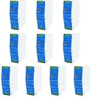 24Vdc Power Supply NDR 120W;Dual Output (Input:100-240VAC,Output:24VDC,50/60HZ) Power Supply Switch Switching Converter DC (24V 5A)(10pcs) 24Vdc Power Supply NDR 120W;Dual Output (Input:100-240VAC,Output:24VDC,50/60HZ) Power Supply Switch Switching Converter DC (24V 5A)(10pcs)