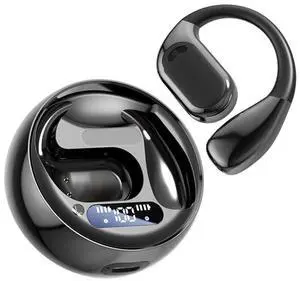 DeKangHY Open Ear Earbuds Wireless Earbuds Bluetooth 5.4, LED Display Bluetooth Earphone for Workout/Running, AI Noise Reduction Touch Controls, 72hr Playtime,Waterproof Black DeKangHY Open Ear Earbuds Wireless Earbuds Bluetooth 5.4, LED Display Bluetooth Earphone for Workout/Running, AI Noise Reduction Touch Controls, 72hr Playtime,Waterproof Black