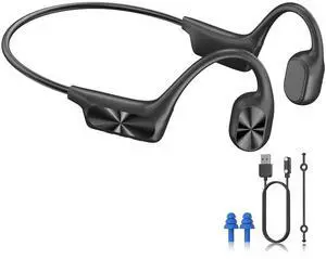 penaover Bone Conduction Headphone, Open Ear Headphone Wireless Headphone Built-in 64GB MP3 IPX7 Waterproof Swimming with Mic Bluetooth 5.3 Sports Earphone Black penaover Bone Conduction Headphone, Open Ear Headphone Wireless Headphone Built-in 64GB MP3 IPX7 Waterproof Swimming with Mic Bluetooth 5.3 Sports Earphone Black
