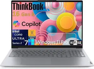 NEW Lenovo ThinkBook 16 Gen 8 16" Intel Core 7 240H 16GB RAM 512GB SSD Backlit Keyboard Fingerprint Reader Win11P NEW Lenovo ThinkBook 16 Gen 8 16" Intel Core 7 240H 16GB RAM 512GB SSD Backlit Keyboard Fingerprint Reader Win11P