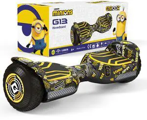 GYROOR G13 6.5" Kids All-Terrain Hoverboard, UL2272 Certified Self-Balancing Scooter with Bluetooth Speaker & LED Lights, Yellow Minions Collaboration for Kid Beginners GYROOR G13 6.5" Kids All-Terrain Hoverboard, UL2272 Certified Self-Balancing Scooter with Bluetooth Speaker & LED Lights, Yellow Minions Collaboration for Kid Beginners