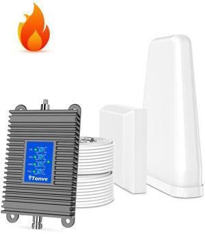 Tonve Cell Phone Signal Booster for Home and Office, 4,000 sq ft, Boost 5G 4G LTE Data for Verizon AT&T and All U.S. Carriers, FCC Approve