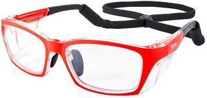 Mysandy ANSI Z87.1+ Safety Glasses Anti-Fog & Blue Light Blocking, Prescription-Ready Protective Eyewear with Case/Strap for Lab, Construction, Gaming - Lightweight Adjustable (Women/Men)