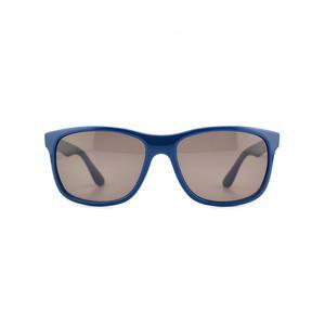TR90 Lightweight Sunglasses for Men & Women, Blue Frame HD PC Gray Lens UV400 Protection, Unisex Fashion Outdoor & Casual Shopping Shades