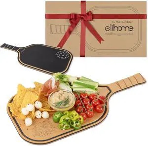 Pickleball Charcuterie Cutting Board -"Just One More Game"