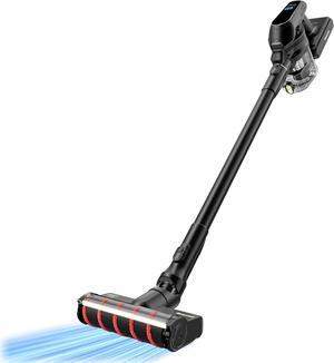 Cordless Vacuum Cleaner, Stick Vacuum with Powerful Suction, 45Mins Runtime Vacuum Cleaners for Home with Touch Screen, Anti-tangle and 1.5L Dust Cup, Vacuum Cleaners for Pet Hair/Carpets/Hard Floors