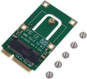 Mini PCI E to m2 Adapter Converter Expansion Card m2 Key E Interface for m2 Wireless Bluetooth WiFi Module for Laptop and PC