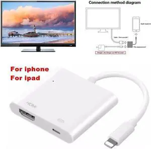 Light to AV HDMI/HDTV TV Digital Cable Adapter For iPhone to HDMI Converter For iPhone 7 6 5 5s For Lightning Digital AV Adaptor