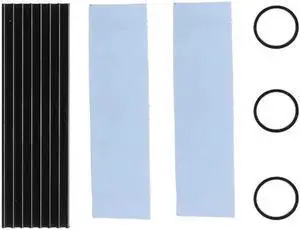 Aluminum M.2 Hard Disk Heatsink Heat Dissipation Radiator Cooling Silicon Therma Pads Cooler for M2 NGFF 2280 PCI E NVME SSD