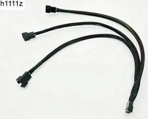 4Pin Splitter Cable 1 to 3 PWM 4P Female to 3/4 Pin PWM Fan Adapter for Computer Case Fan CPU Fan Mining Cooling Fans Hub Cable