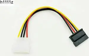 SATA Power Cable IDE to Serial ATA SATA HDD Hard Drive Power Adapter Cable Cord 15Pin SATA to 4Pin IDE Power for BTC Mining
