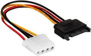 4 Pin Molex IDE Female TO 15pin Serial ATA Female Power Supply Cable for SATA SSD plug to 15 Pin SATA Conversion Cable 4 Pin Molex IDE Female TO 15pin Serial ATA Female Power Supply Cable for SATA SSD plug to 15 Pin SATA Conversion Cable