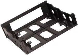 3.5 to 5.25 Floppy to Optical Drive Bay Mounting Bracket Converter for Front Panel,Internal Hub,Card Reader,Fan Speed controller
