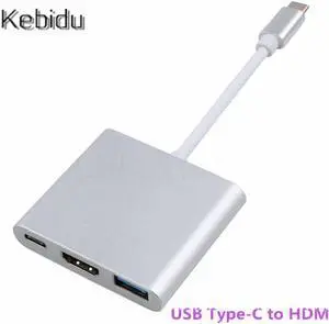 Professional HDMI Cable Adapter USB Type C To HDMI USB 3.0 Converter USB-C 3.1 4K Adapter Male to Female for Mac Air TV