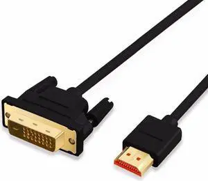 HDMI to DVI Cable Adapter Converter HDMI Male to DVI-D 24+1 pin Male 1080P 3D Video Cable for HDTV DVD LCD Xbox HDMI DVI Cable