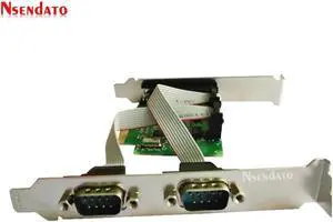 PCIE PCI-E to Dual serial port card DB9 RS232 RS-232 2-Port LPT parallel port X1 serial card 2 Serial COM WCH382L expansion card