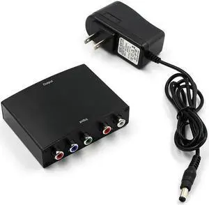 RGB Component (YPbPr) Video + R/L Audio Adapter Converter HD TV to HDMI 1080P