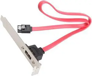 Computer PC Case Baffle Internal SATA Cable Serial ATA To External eSATA Cable Adapter With Port Bracket For Computer Accessary