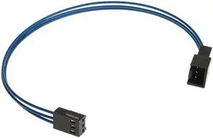 Fan Extension Cable 3 Pin Professional Computer Power Wire Male To Female Connector 7.87"