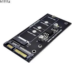Add On Card NGFF M.2 Adapter M2 SATA3 Raiser M.2 to SATA Adapter SSD M2 to SATA Expansion Card B Key Suppor 30/42/60/80mm