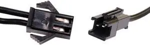 2Pin jst Splitter 1 to 6 EL Wire Connector for One Inverter Connect Male to Female Connector SM Leadwire Cable for EL Wire Neon Light