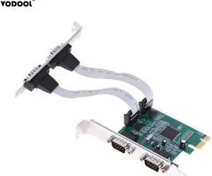 PCI Express PCI-E To 4 Serial Port Expansion Card RS232 Interface Adapter Card With Long Cable CD Driver For Printer PC