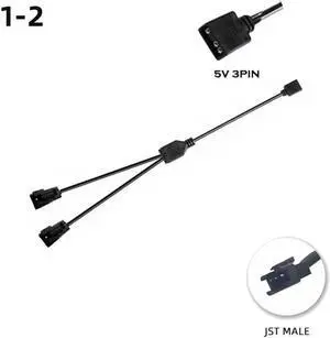 Splitter Cable SM Line Fan Interface Motherboard AURA Female/Male Connect Extension 5V 3PIN Water Cooler