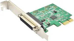 PCI Express to Parallel Port DB25 25Pin PCIE Riser Card LPT Printer to PCI E X1 Expansion Card Adapter AX99100 Chip Add On Cards