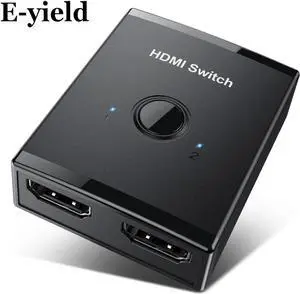 HDMI Splitter 4K HDMI Switch 2 Ports Bi-directional HDMI Switcher for Xiaomi Mi Box 1x2/2x1 Adapter 2 In 1 Out for PS4 Smart TV