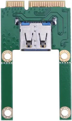 Mini PCI-E to USB 2.0 Adapter Expansion Card Slot Expansion to USB 2.0 Interface Adapter Riser Card