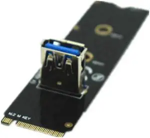 NGFF M.2 to PCI-E X16 Slot Transfer Card Mining Pcie Riser Card VGA Cable td0217