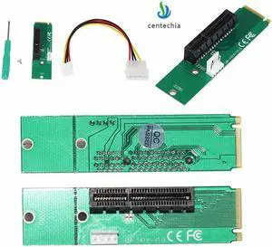 NGFF M.2 to PCI E 4x Slot Riser Card Adapter M2 to PCIE X4 Converter For Bitcoin Litecoin Miner Mining