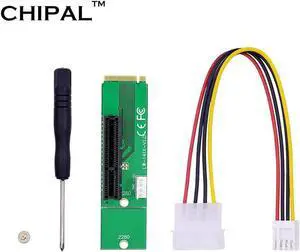 NGFF M.2 to PCI-E 4x 1x Slot Riser Card Adapter M2 to PCIE X4 X1 Converter For Bitcoin Litecoin Miner Mining