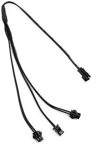 2Pin jst Splitter 1 to 3 EL Wire Connector for One Inverter Connect Male to Female Connector SM Leadwire Cable for EL Wire Neon Light