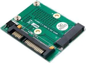 Mini PCI-E Msata SSD to 2.5 Inch SATA Adapter Converter Card Module Board with Metal Extension Bracket