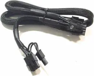 Aomoproing 18AWG PCI-E Dual 8 pin Modular Cable for C*orsair RM550X RM650X RM750X RM850X RM1000X 8 Pin PCI Express Black 60cm