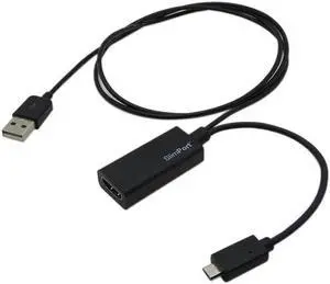 DP to HDMI HDTV Adapter Cable For LG G2 Optimus Google Nexus 4 E960 with USB Cable