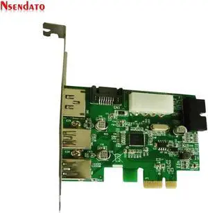 PCI Express 2 ports USB3.0 eSATA eSATAp II & USB 3.0 to PCI-E PCI Express Card w/Motherboard 20 pin Connector eSATA with D720201