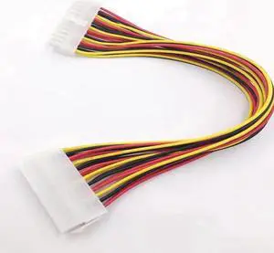 24Pin 20+4Pin 30cm Power Cable Motherboard Adapter Extension Cables Cord Extended Line 18AWG for PC Computer Desktop