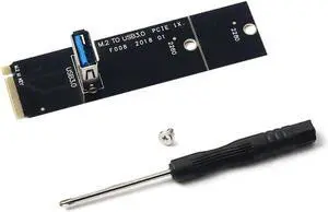 NGFF M.2 To USB3.0 Computer Extension Cord Mining Module PCI-E 16X 5Gbp/S Expansion Card for BTC LTC Miner