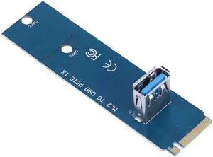 M.2/NGFF to USB3.0 Port PCI-E Converter Riser Adapter Mining Graphic Extender Riser Card for Bitcoin Miner Mining