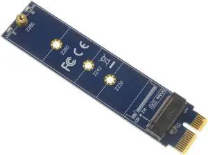 PCIE to M2 Adapter NVMe SSD M2 PCIE X1 Raiser Supports 2230 2242 2260 2280 M.2