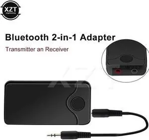 2in1 Bluetooth 4.0 transmitter receiver Wireless Adapter HIFI Audio 3.5MM Audio Input And Output For ios android TV Music sender