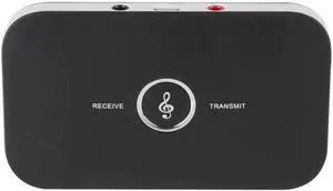 Universal Bluetooth 3.5mm Stereo Transmitter Receiver Portable 2 in 1 Wireless Audio Adapter Output for Headphones TV Computer