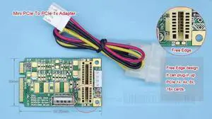 Mini PCIe to PCIe USB 1x/4x/8x/16x Adapter Mini PCI-E to PCI-E Extender PCIe to Mini PCIe PCI-e to PCI-e Adapter