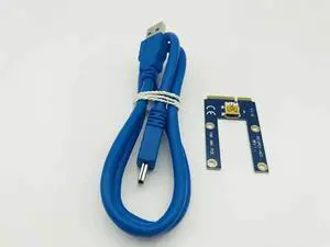 Mini PCI-E to PCIe 60cm USB 3.0 PCI Express 1x to 16x Extender Riser Card Adapter Extension Cable for Bitcoin BTC Miner Mining