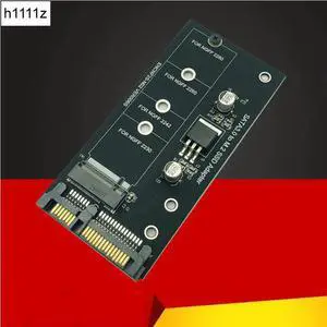 Add On Cards M2 SATA Adapter M2 to SATA M.2 to SATA Adapter M.2 NGFF Converter 2.5" SATA3 Card B Key for 2230 2280 M2 SSD