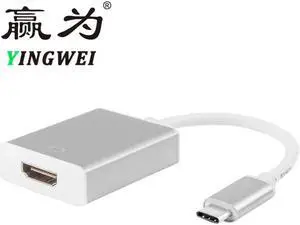 Type C( Thunderbolt3 Compatible) to HDMI Adapter USB 3.1 Aluminum Type-C for MacBook Chromebook Pixel Yoga 900 Lumia 950 950XL