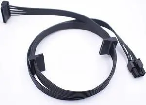 Aomoproing  6PIN to 3* sata port Power supply Cable for C*orsair RM550/RM650/RM750/RM850/RM1000 Modular etc
