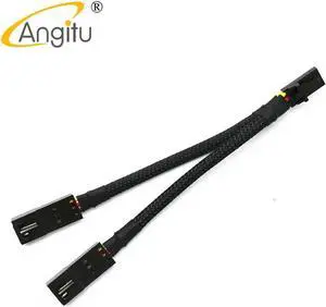 Aomoproing  RGB Fan Hub Splitter Adapter Cable For C/orsair Lighting Node Pro, Commander Pro-10cm